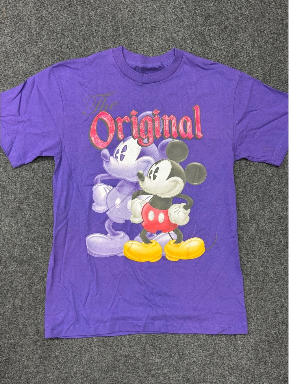 Vintage Purple Mickey Mouse The Original Graphic T-Shirt